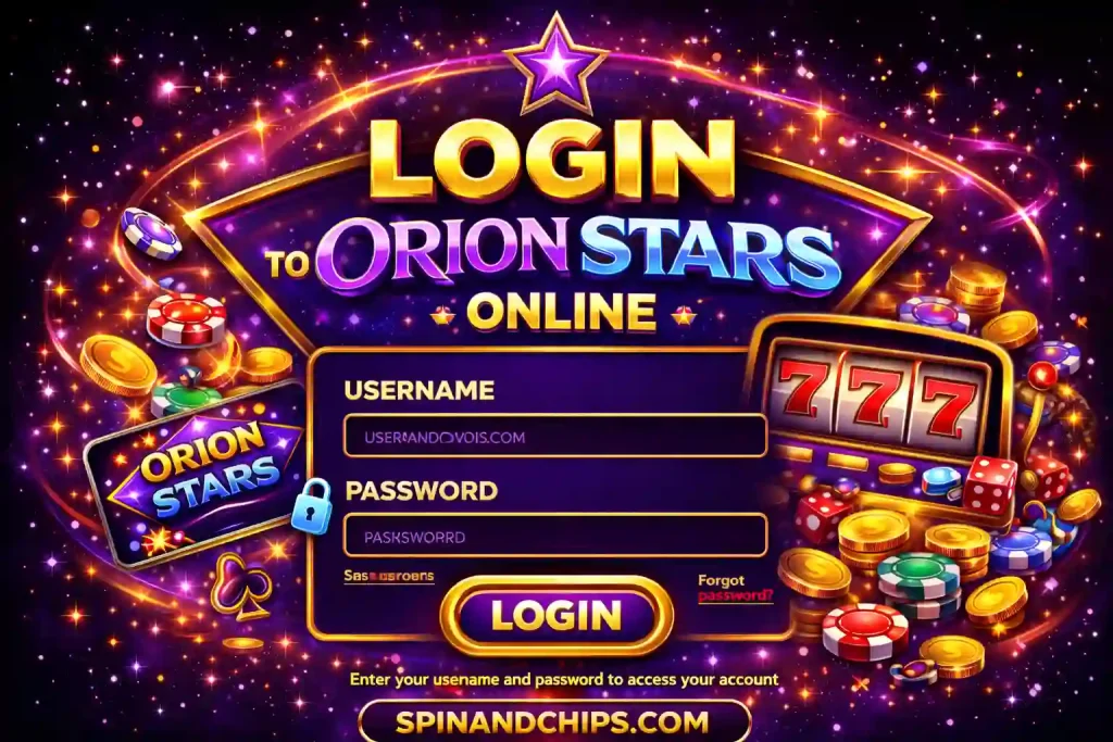 orion stars login